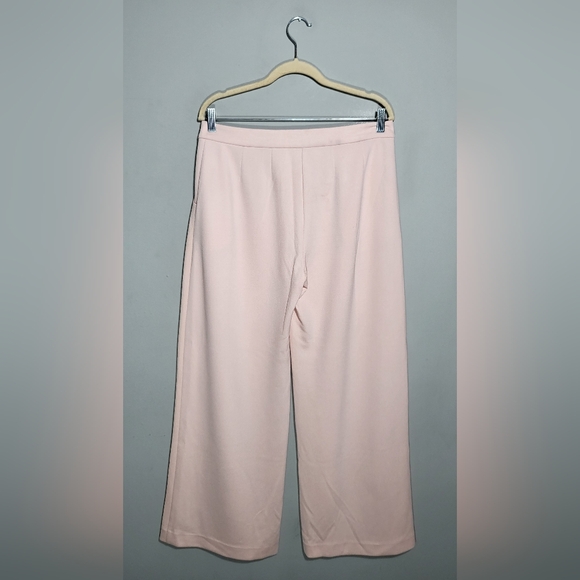 NWOT TORN BY Ronnie Kobo Size* 10 Dressy Formal Wide Leg Pants Soft Pink - Picture 3 of 5